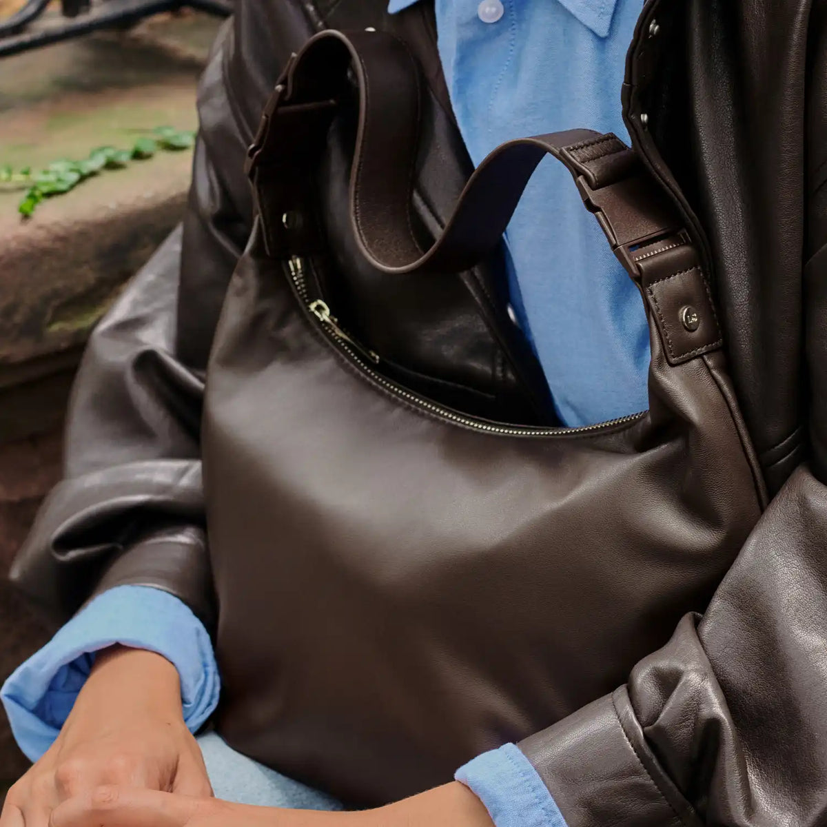 Aoyama 2 - Sheepskin Leather - Dark Chocolate