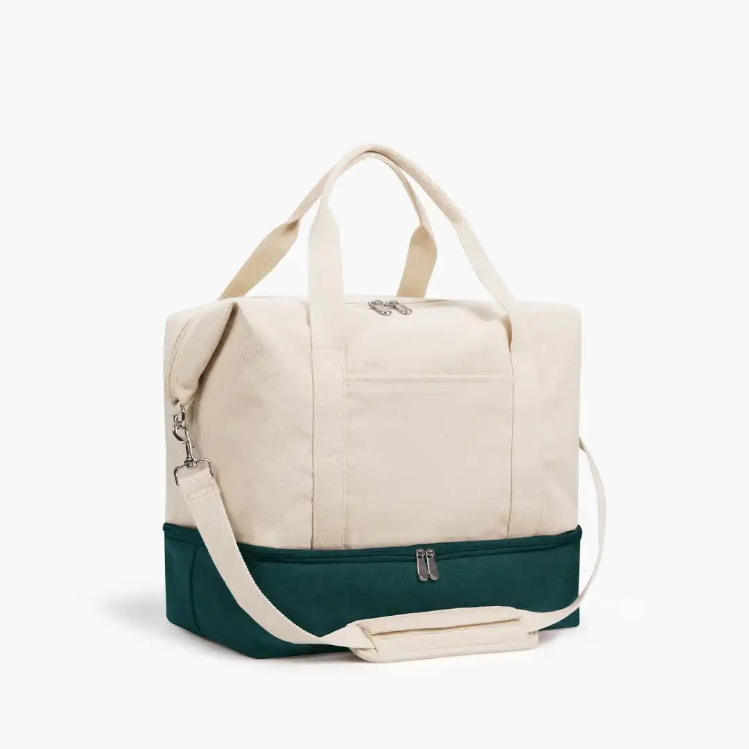 Catalina Deluxe Small - Eco Friendly Canvas - Dark Green Colorblock