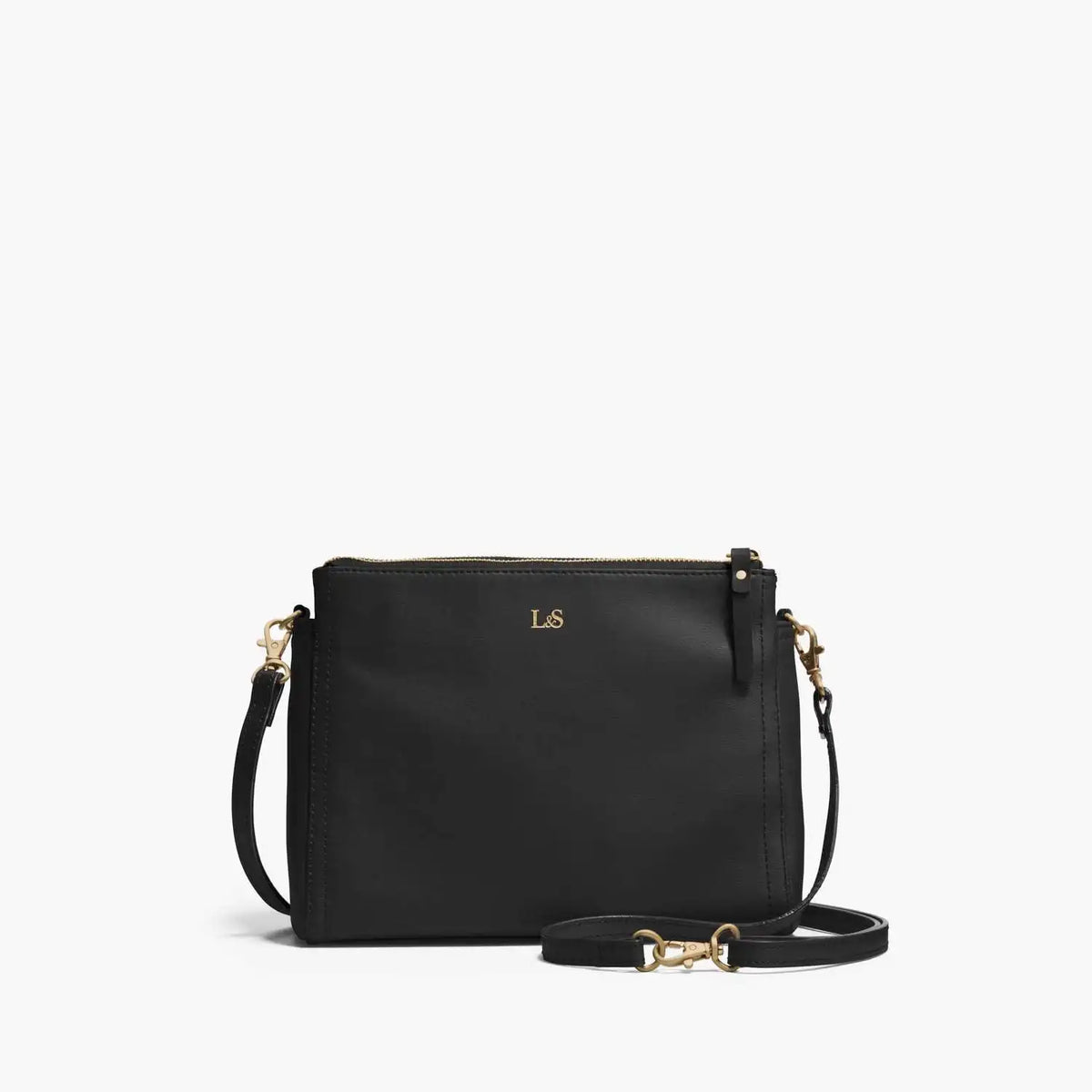 Pearl - Nappa Leather - Black / Gold / Camel