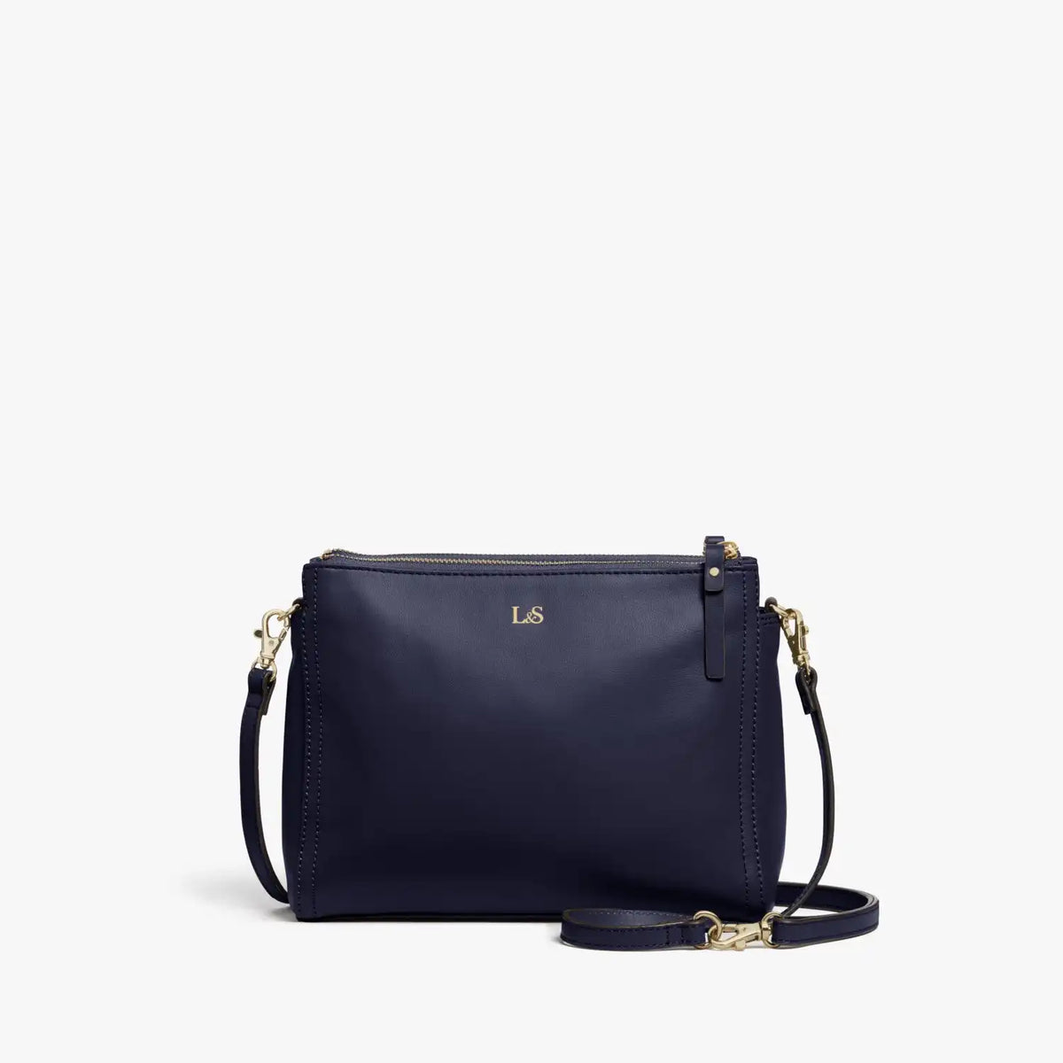 Pearl - Nappa Leather - Deep Navy / Gold / Camel